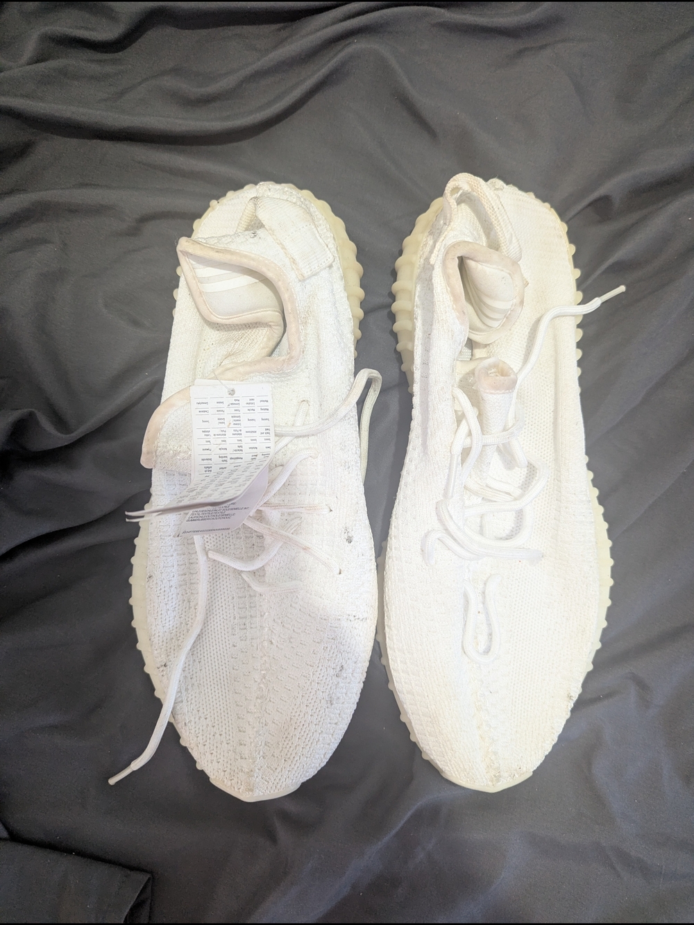 Yeezy Boost 350 V2 Triple White Athletic Shoes